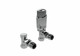 Kartell Design Twin Pack Angled Thermostatic Radiator Valve Chrome Kartell Design Twin Pack Angled Thermostatic Radiator Valve Chrome